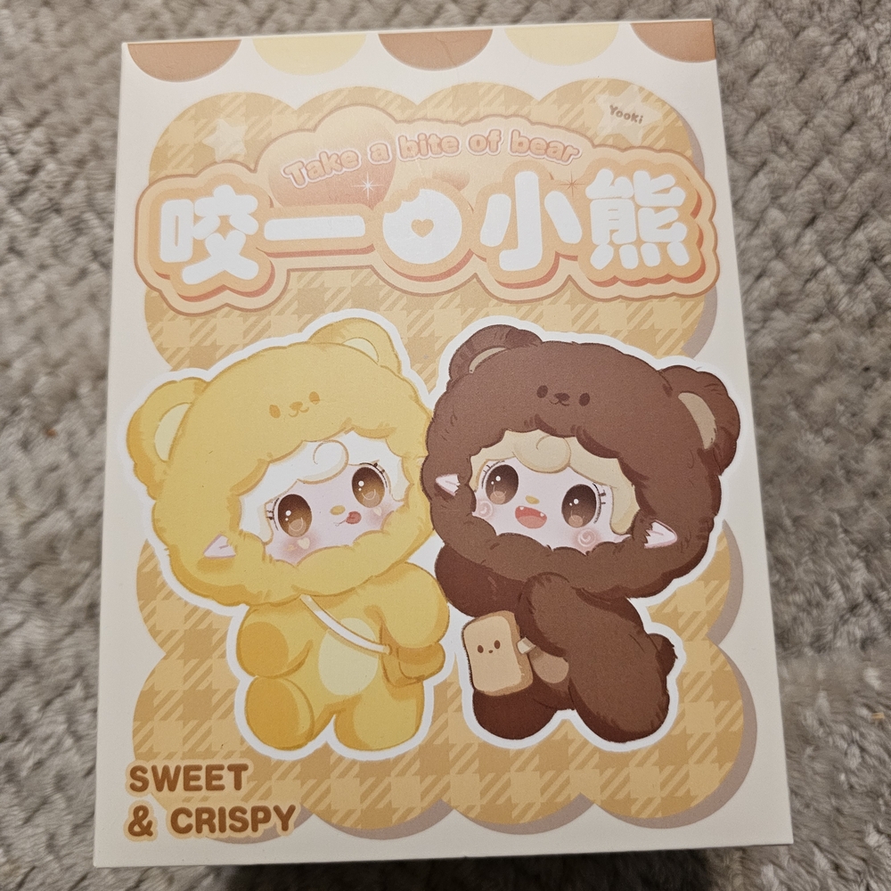 YOOKI Cute Bear  Box Authentic Cream Bear.  Secret  Yooki Surprise & Hidden